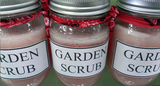 Handmade Garden Scrub liquid Soap
